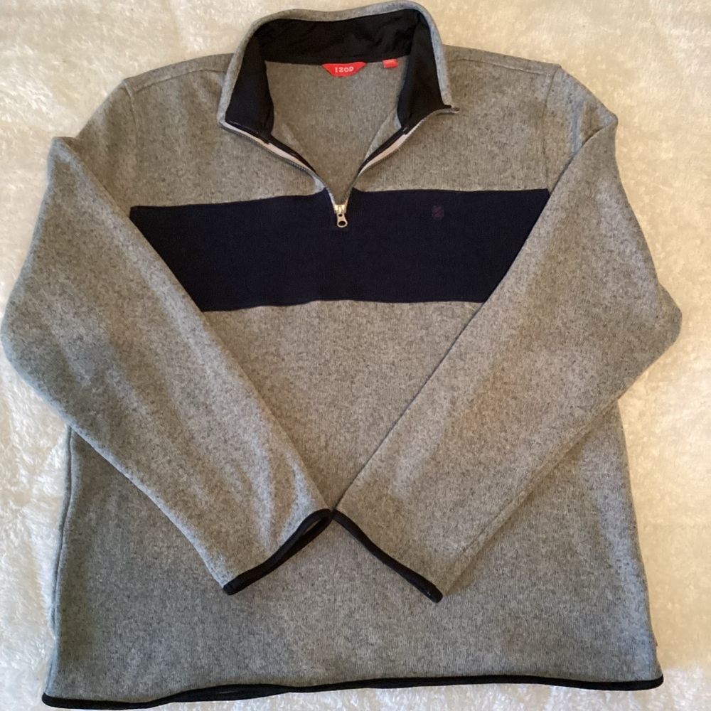 IZOD Pullover 1/4 Zip Up Sweater